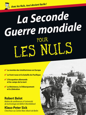 cover image of La Seconde Guerre mondiale Pour les Nuls